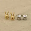 Boucles d'oreilles à clous pour femmes, jolis bijoux d'animaux, simples, pour chien, accessoires d'oreille