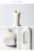 Vases Nordic Creative White Porcelain Flower Vase Ceramic Donut Hollow Dry Arrangement For Living Room Decoration