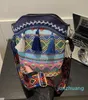 2024 Borse a tracolla Borsa da donna vintage Nappa intrecciata a mano a tracolla per borsa da donna con tracolla Lady Hippie