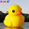 Großhandel im Freien Wasserwerbung aufblasbare gelbe Entenriesen, luftdichtes PVC -Gummi -Tierspielzeug für Pool -schwimmende kommerzielle Werbung für Sea Us Only