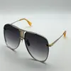 Occhiali da sole pilota da donna Uomo Montatura argento spazzolato oro Tonalità argento grigio lenti Sonnenbrille 20th Anniversary Eyewere Sun Glass3221962