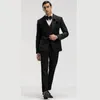 Men's Suits Elegant For Men Dusty Pink One Buckle Groom Wedding Blazers Slim Fashion Stage Costume Tailoring Pants 3 Pieces