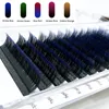 Jomay Ombre Maquiagem Mix Color Lashes Soft Natural Synthetic Mink Rainbow Colored Eyelash CC Eyelashes Extensions Eye Makeup 240318