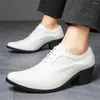 Dress Shoes Large Size Height Increasing Casual Heels Wholesale Men Sports Black For Sneakers Beskete