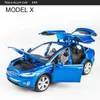 Diecast Model Cars New 1 32 Tesla Model X Model 3 Model S Alloy Car Model Diecasts Toy Vehicles Toy Cars Kid Toys For Children Gifts Boy Toyl2403