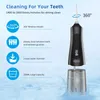 LISM Oral Irrigator USB Rechargeable Water Flosser Portable Dental Water Jet 310ML Water Tank Waterproof Teeth Cleaner 240307