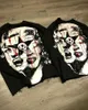 Herren T-Shirts Sommer New Gothic Personalisiertes Muster Loses T-Shirt für Männer Retro Trendy Street Hip Hop Dynamisch Lässig Punk Kurzschlaf Y2K J240316
