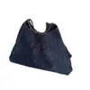 Sac à bandoulière simple avancé, fourre-tout de grande capacité en tissu Denim, fourre-tout pour les déplacements de classe universitaire, nouvelle collection automne/hiver 2024