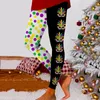 Leggings de mujer moda casual otoño/invierno carnaval empalme estampado cintura alta yoga otoño maternidad trajes