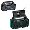 2024 Newest Outdoor Sport Portable Solar Rechargeable Bluetooth Speaker FM Radio Wireless loudspeaker