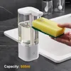 Liquid Soap Dispenser ML Lotion Touch-Free Infrared Induction Battery Powered/USB Charging Kitchen Accessories