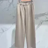 Pantalons pour femmes Femmes Pantalons de survêtement Chaîne de perles Épais Taille élastique Lâche Casual Droite 2024 Automne Hiver Dames Pantalons longs