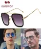 Oakshion Luxury Fashion Square Flight Solglasögon Män Retro Brand Design Metal Frame Men039s Driving Sun Glasses Male UV400 OCUL2102685