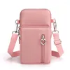 Bag 2024 Water Proofwoman Messenger Mini Shoulder Diagonal Multifunction Mobiltelefon Utomhus Earphone Pouch Sports