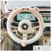 Steering Wheel Covers Ers Er Winter Fluffy Animal Wrap Sweat Absorption Short P Accessories For Cars Trucks Suvs Rvs Drop Delivery A Dhcp6