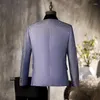 Scen Wear Formal Blazer Suit Groom Glitter Costume Plus Size Size Men's Wedding Banket Suits Singer Host Concert Performance Performance