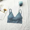 Bras Seamless Low Back Bra Women Sports Fitness Running Sport Brassiere Tops Push Up