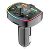 Q5Q7 Bluetooth Car Charger Car FM Transmitter Bluetooth Hands Free MP3 Player True 3.1a Dual USB Port PD Fast