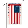 Glücklicher Unabhängigkeitstag, Gartenflagge, Feiertage feiern, 4. Juli, willkommene Gartenflagge, Gott segne Flagge, lass die Freiheit klingeln, P301
