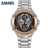 SMAEL Watch Men Digital Alloy Watch Gold Big Dial Sport Luxury Brand Clock Men 30M Waterproof1372 Men Electronic Watch Mechanism281R