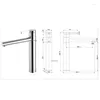 Bathroom Sink Faucets Nordic Simple Kitchen Faucet Accessories Single Holder Hole Water Tap Cold Vanity