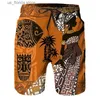 Men's Shorts New African Men Beach Shorts Summer Swimwear Shorts Men Surfing Board Shorts Quick Dry Casual Sportwear Swimming Trunks Boy Y241520