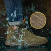 HBP Non-Brand Hiking Anti Slip Anti-smashing Safety Shoes Work Boots Steel Toe Man Breathable Labor For Men