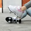 Buty deforma się rolka z 4 kółkami buty Runaway Parkour 4 -koelowe trampki deformacyjne buty dla kobiet Prezent dla dorosłych