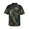 Chemises décontractées pour hommes Jibaro Peinture à l'huile Chemise de plage Love Death Robots Hawaiian Man Cool Blouses Manches courtes Harajuku Tops personnalisés