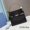 Lee Radziwill Double Matte Senior Znakomita designerska torba mody Cowhide Ręka Bill of Laymer Crossbody Crossbody Work Klasyczne czarne