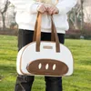 Borsa per cani traspirante e portatile per animali domestici con stile toast per cani di piccola taglia e gatti