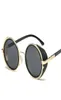 2019 gold frame new brand retro round sunglasses mirror men steampunk designer vintage fashion glasses circle goggles unisex man s9049739