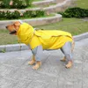 Vêtements pour chiens imperméable grand imperméable gros vêtements manteau pour animaux de compagnie veste de pluie moyen poncho pour chiens Golden Retriever Samoye