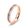 Mode Designer Farbige Diamant Ringe für Frauen Weibliche Luxus Titan Stahl Finger Ring Party Hochzeit Schmuck Dropshipping YMR105