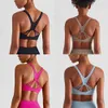 Lu Align Align Lu Lemon Cross WISRUNING dos creux haute qualité soutien-gorge de sport femmes dessus de yoga Fiess femme sous-vêtements d'entraînement vêtements de sport gymnase