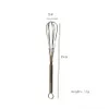 Spring-shaped hanging Kitchen Tool Gold Stainless Steel Mini Whisk Beating Eggs Wire Whisking Mixing Sauces Blending Ingredient