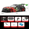 Auto elettrica/RC telecomandata Drift Car 1/16 Auto telecomandata 2.4GHz 4WD Auto da corsa telecomandata Regalo per bambini Pneumatici sostituibiliL2403