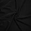 Robes décontractées Femmes élégantes Robe à manches longues Dames Automne / Hiver Couleur unie Col V Cravate Taille Courte Femme Streetwear