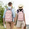 Storage Bags Pink Westie West Highland Terrier For Men Women Student School Bookbag Dog Daypack Middle High College Travel