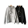 C&S New Designer Fashion Hoodie Zippered Cardigan Hoodie Classic Deconstructed Color Patchwork Jacket