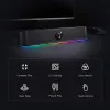 Колонки Redragon GS560 Soundbar Aux 3,5 мм стерео объемная музыка RGB динамики 2,0-канальная звуковая панель для громкоговорителей для компьютера, ПК, ноутбука