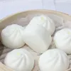 Double chaudière antiadhésive en Silicone blanc, tapis de cuisson à vapeur en bambou, Dim Sum, cuisine de Restaurant sous les cuiseurs à vapeur, outils de cuisson réutilisables