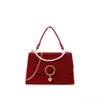 Sälj axelväskor bröllop designer handväskor tygväska kvinnor brud lyxkänsla liten korskropp handväska 240311