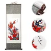 Tapisseries murales chinoises suspendues, affiche florale, peinture de Style rustique