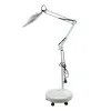 Kits Dimmable Beauty Facial Magnifying Glass Lighting 220V LED Cold Light Magnifier Floor Stand Lamp For Salon Nail Tattoo