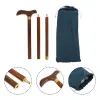 Sticks Threesection Crutches Camping Alpenstock vandringsrotting Walking Stick Adult Wood Advanced Treking Pole