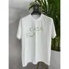 Luksusowe męskie designerka koszulka Czarna biała casablan literka drukowana koszule z krótkim rękawem marka mody Polo Tshirt Designer Top Tees Rozmiar S 120