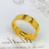 screw carter rings nail Full Gold Card Ring Closed Couple Plain Wrapped Silver Smooth Face Mens Womens Fashion