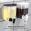 Storage Bottles Kitchen Wall Mounted Liquid Seasoning Tank Automatic Oil Vinegar Dispenser Containers For Home