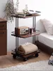 Kitchen Storage Japanese Cart Shelf Floor To Mobile Snacks Bathroom Multi-storey Bedroom Bedside
